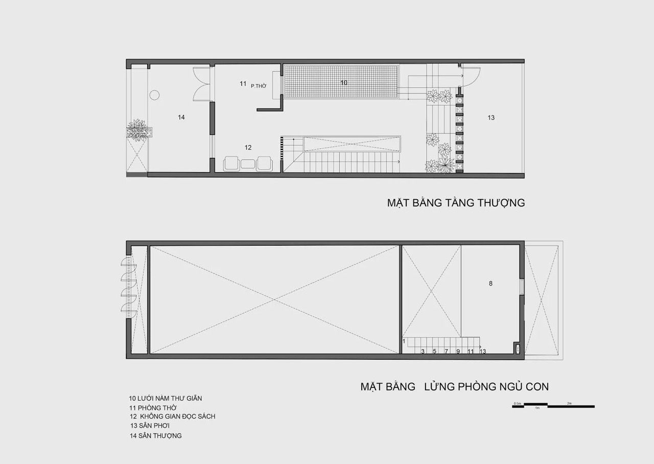 Nhà ống 100m2 kín cổng cao tường, bên trong sáng thoáng